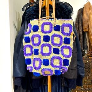 En Shalla- Purple and Blue Tote